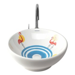 Varmora Flamingo 415x415x170 Round Wash Basins