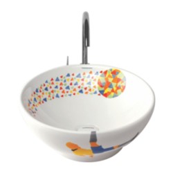 Varmora Football 415x415x170 Round Wash Basins