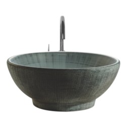 Varmora Gray 415x415x170 Round Wash Basins