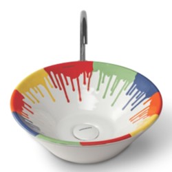Varmora Rainbow 380x380x125 Round Wash Basins