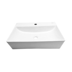 Cera Calburt Thin Rim 550x400 Snow White Table Top Wash Basin