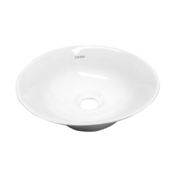 Cera Cahlin Thin Rim 300mm Dia Snow White Table Top Wash Basin