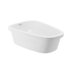 Cera Celso 595x405x190mm Snow White Counter Wash Basins