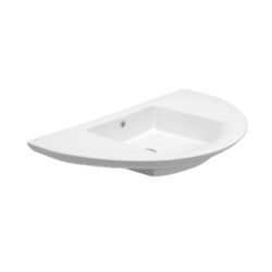 Cera Cress 905x465x150mm Snow White Counter Wash Basins