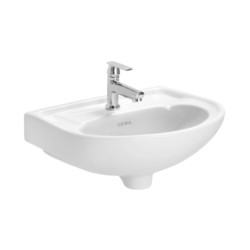 Cera Canon 450 x 350 Snow White Wall hung wash basins without pedestal