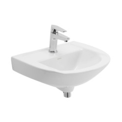 Cera Chico 465 x 370 Snow White Wall hung wash basins without pedestal