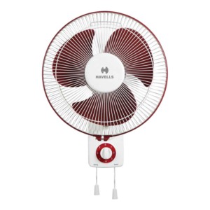 Havells Accelero HS 400mm White Red Wall Fan