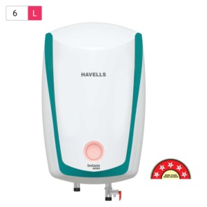 Havells Instanio 6L White Blue Water Heater