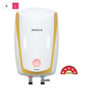 Havells Instanio 6L White Mustard Water Heater