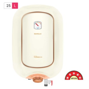 Havells Puro Turbo DX 25L Ivory Pink Water Heater