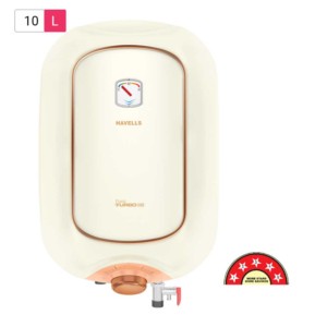 Havells Puro Turbo DX 10L Ivory Pink Water Heater