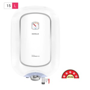 Havells Puro Turbo DX 15L White Blue Water Heater