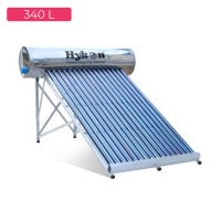 Hykon HexaP340 Mirror Finish outer tank and end dish, PP Inner Tank, 58x2100 Evacuated 26 Glass Tubes 2000PM Premium Solar Water Heater