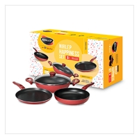 Nirlep Happiness Set 3 Non stick Cookware