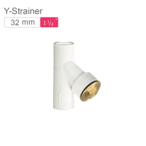 Supreme AquaGold uPVC Y - Strainer 32mm SCH 80 Off White