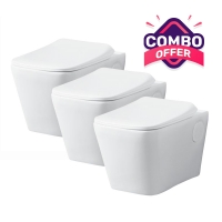 Varmora Buy 3 Lama 545 x 355 x 365 Off White Wall Hung water closet