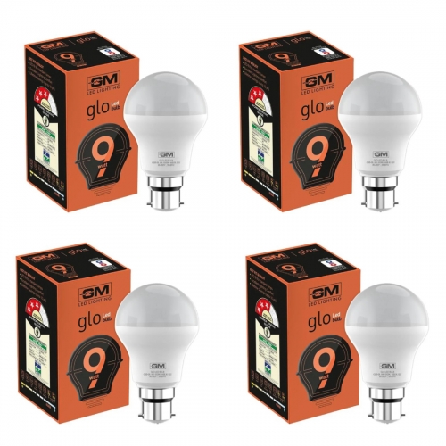 GM Glo 9W LED Bulb CDL Pack of 4 mykit Buy online Buy GM