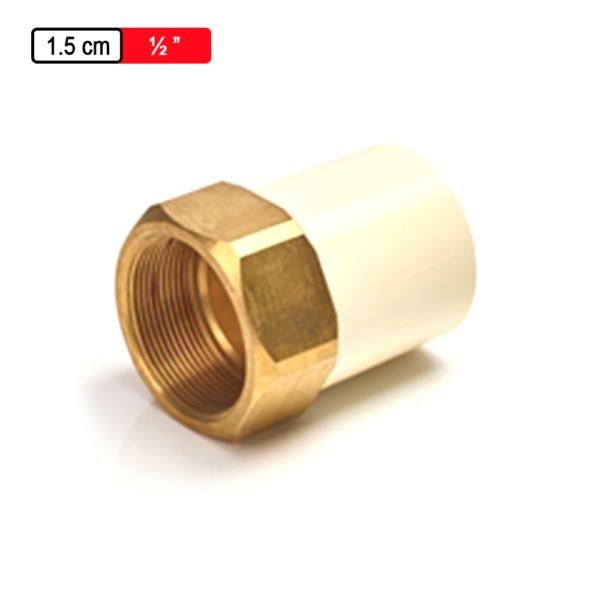 Astral Cpvc Pro Copper Tube Size Female Adaptor Brass Threads Cm