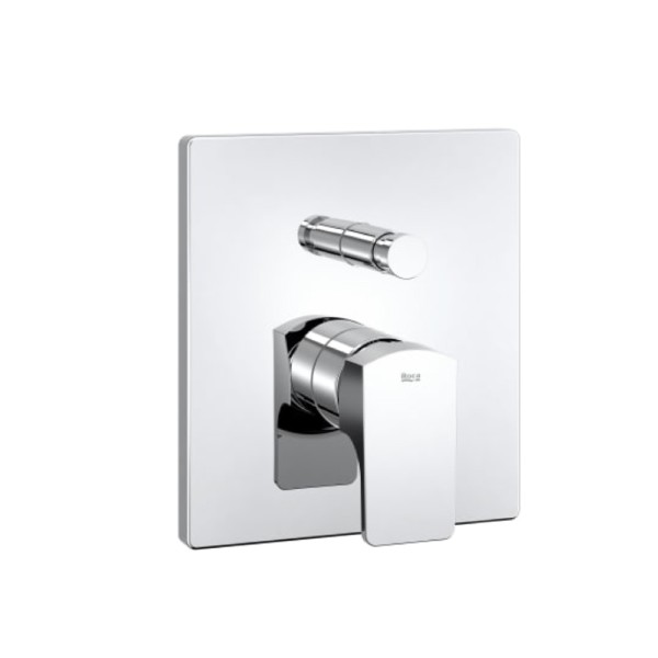 Roca L90 Concealed Wall-Mounted Bath-Shower Mixer Built-In Single-Lever ...