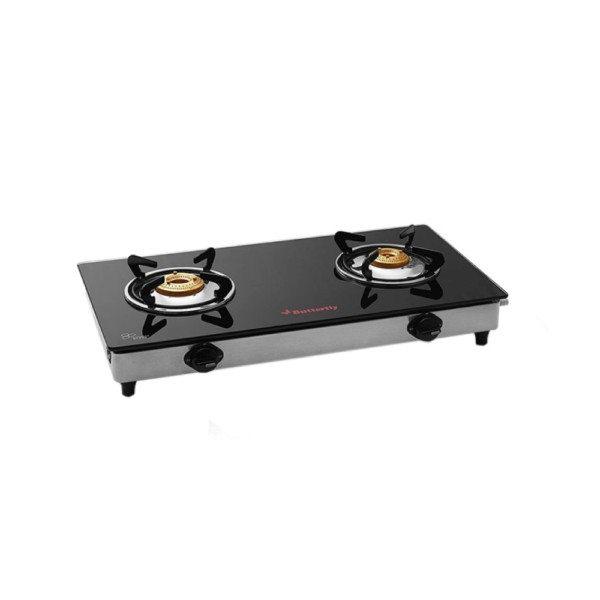 Butterfly Radiant 2B Glass Top Gas Stove mykit Buy online Buy Butterfly, Glass Top Stove