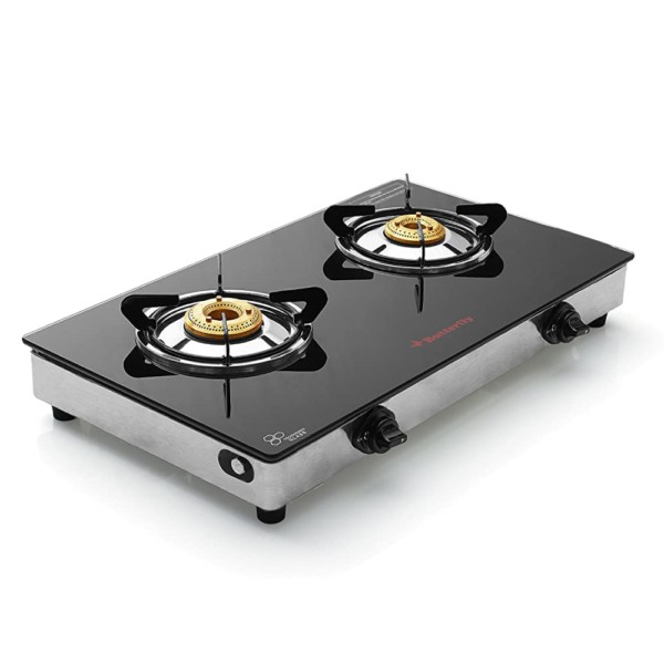 Butterfly Reflection 2B Back Nozzle Glass Top Gas Stove mykit Buy