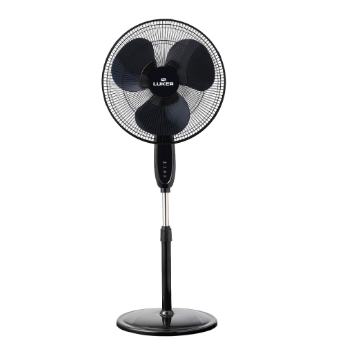 Luker Tempest 400mm 58W 1350RPM Black Pedestal Fan | mykit | Buy online ...