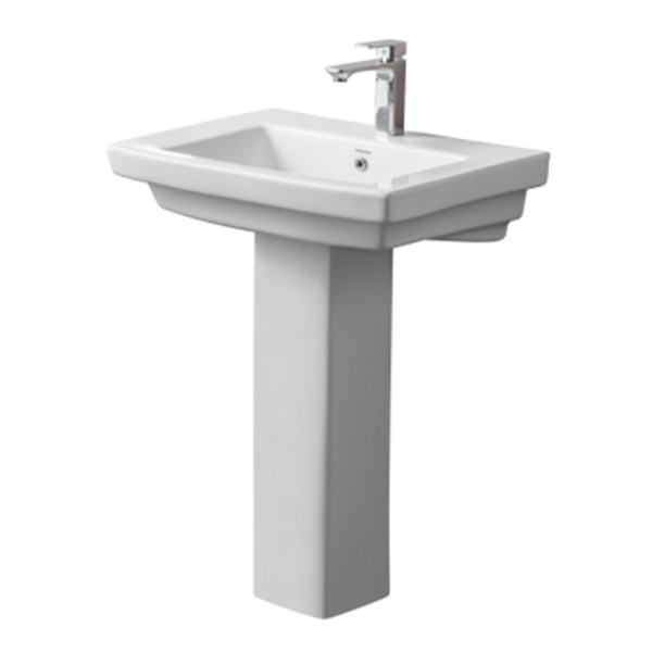 off white pedestal sink