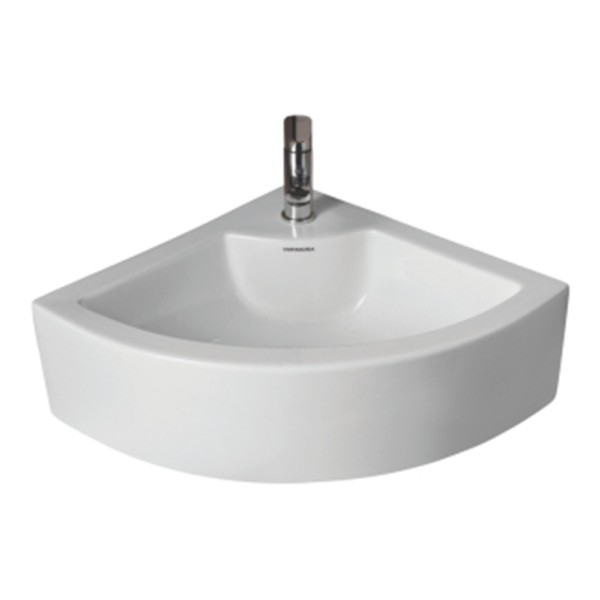 Varmora Sandy 565x448x140 Off White Corner Wash Basin mykit Buy